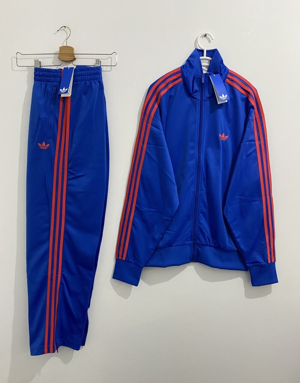 Adidas Originals Classics Firebird Tracksuit Blue Better Scarlet Size L
